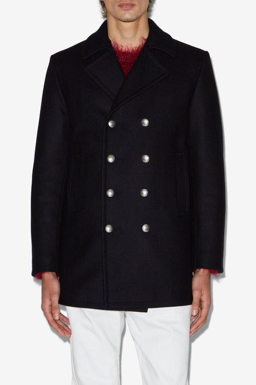 Wym Wool and Cashmere Peacoat Wym Wool and Cashmere Peacoat