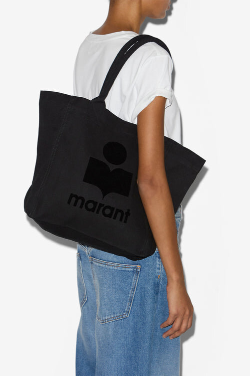 Yenky Logo-Embroidered Tote Bag in Canvas Yenky Logo-Embroidered Tote Bag in Canvas