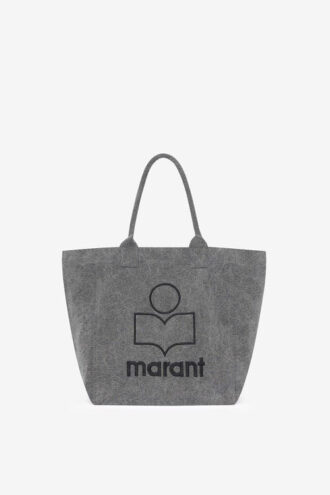 Yenky Washed Cotton Logo Tote Bag