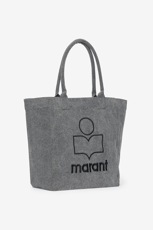 Yenky Washed Cotton Logo Tote Bag Yenky Washed Cotton Logo Tote Bag