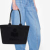 Yenky Zipped Cotton Logo Tote Bag Yenky Zipped Cotton Logo Tote Bag