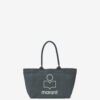 Yenky Zipped Faded Cotton Bag with Logo Yenky Zipped Faded Cotton Bag with Logo
