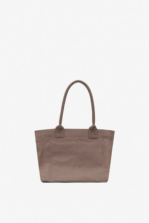 Yenky Zipped Faded Cotton Bag with Logo Yenky Zipped Faded Cotton Bag with Logo