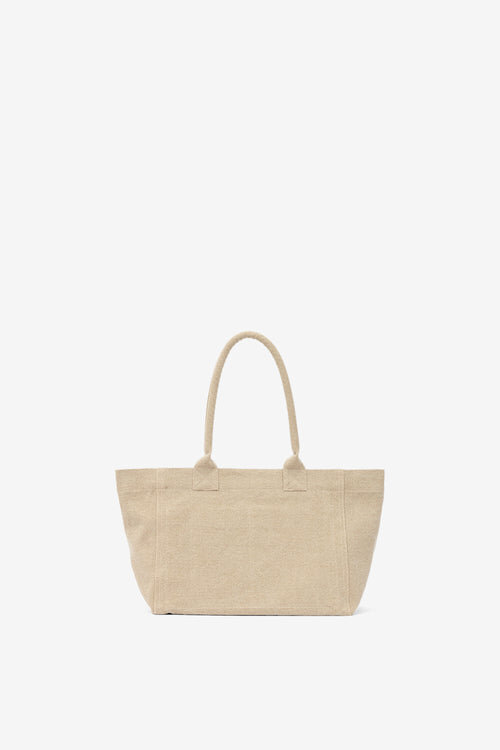 Yenky Zipped Faded Cotton Bag with Logo Yenky Zipped Faded Cotton Bag with Logo