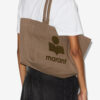 Yenky Zipped Faded Cotton Bag with Logo Yenky Zipped Faded Cotton Bag with Logo