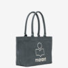 Yenky Zipped Faded Cotton Bag with Logo Yenky Zipped Faded Cotton Bag with Logo
