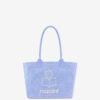 Yenky Zipped Washed Cotton Logo Tote Bag Yenky Zipped Washed Cotton Logo Tote Bag