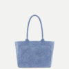 Yenky Zipped Washed Cotton Logo Tote Bag Yenky Zipped Washed Cotton Logo Tote Bag