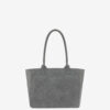 Yenky Zipped Washed Cotton Logo Tote Bag Yenky Zipped Washed Cotton Logo Tote Bag