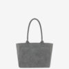 Yenky Zipped Washed Cotton Logo Tote Bag Yenky Zipped Washed Cotton Logo Tote Bag