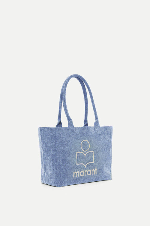 Yenky Zipped Washed Cotton Logo Tote Bag Yenky Zipped Washed Cotton Logo Tote Bag