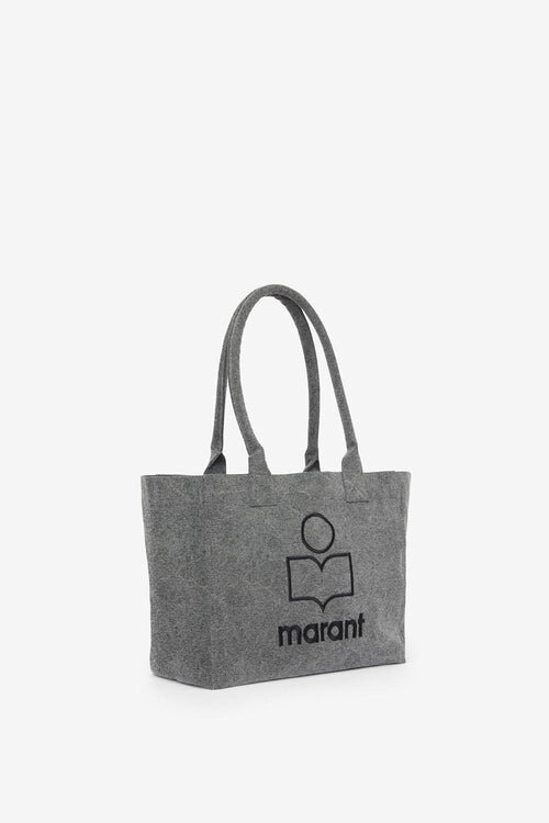 Yenky Zipped Washed Cotton Logo Tote Bag Yenky Zipped Washed Cotton Logo Tote Bag