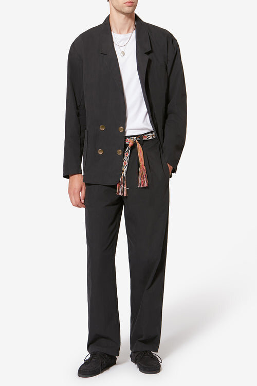 Yostin Pleated Relaxed Fit Cotton Pants Yostin Pleated Relaxed Fit Cotton Pants