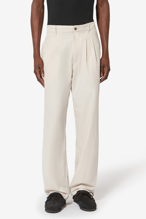 Yostin Pleated Relaxed Fit Cotton Pants Yostin Pleated Relaxed Fit Cotton Pants