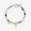 Yulian Stone, Wood, and Pendant Bracelet Yulian Stone, Wood, and Pendant Bracelet