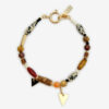 Yulian Stone, Wood, and Pendant Bracelet Yulian Stone, Wood, and Pendant Bracelet