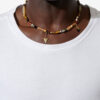 Yulian Stone, Wood, and Pendant Necklace Yulian Stone, Wood, and Pendant Necklace