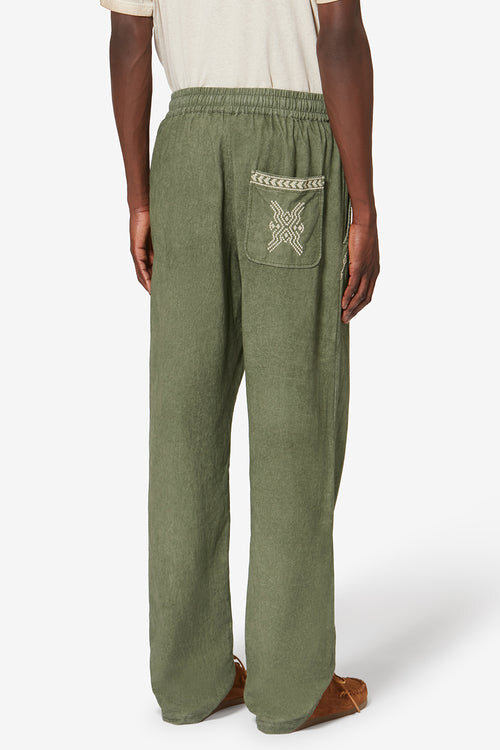 Zabel Embroidered Cotton Gauze Pants Zabel Embroidered Cotton Gauze Pants