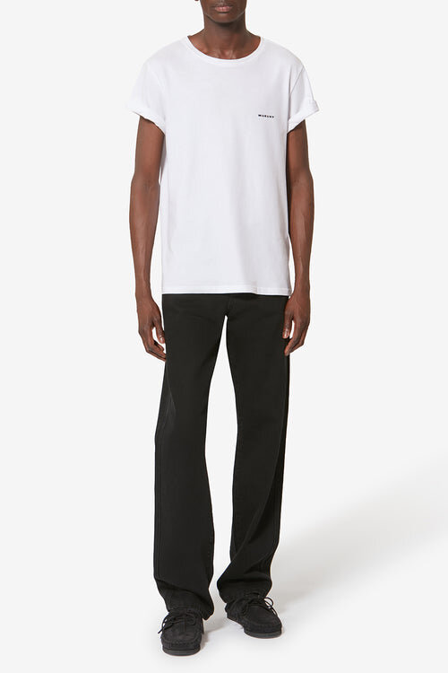 Zafferh Short-Sleeve Plain-Colored Cotton T-Shirt Zafferh Short-Sleeve Plain-Colored Cotton T-Shirt