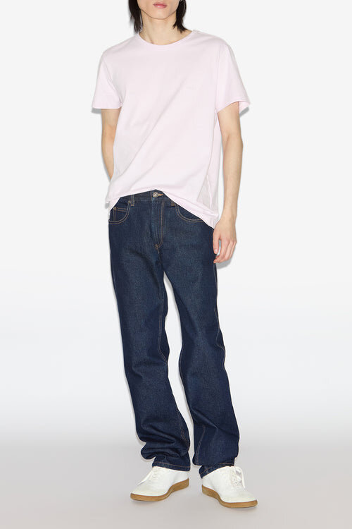 Zafferh Short-Sleeve Plain-Colored Cotton T-Shirt Zafferh Short-Sleeve Plain-Colored Cotton T-Shirt