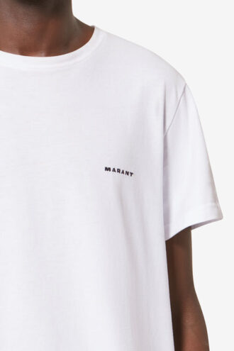 Zafferh Short-Sleeve Plain-Colored Cotton T-Shirt Zafferh Short-Sleeve Plain-Colored Cotton T-Shirt
