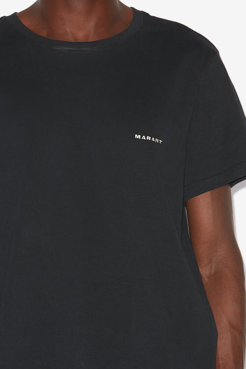 Zafferh Short-Sleeve Plain-Colored Cotton T-Shirt Zafferh Short-Sleeve Plain-Colored Cotton T-Shirt