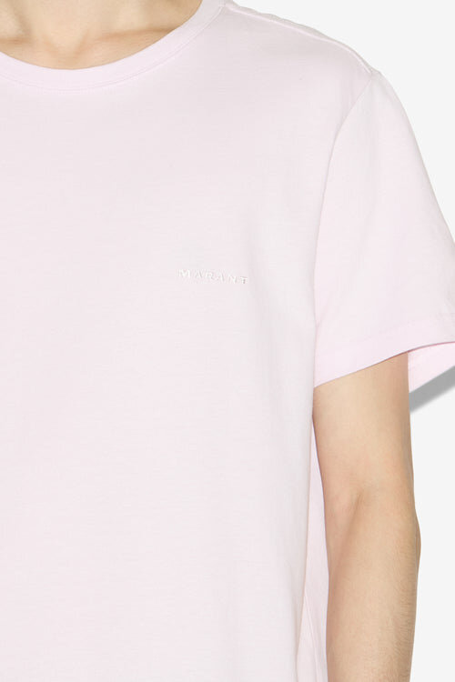 Zafferh Short-Sleeve Plain-Colored Cotton T-Shirt Zafferh Short-Sleeve Plain-Colored Cotton T-Shirt