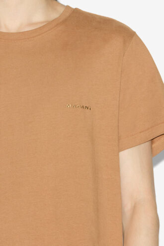 Zafferh Short-Sleeve Plain-Colored Cotton T-Shirt Zafferh Short-Sleeve Plain-Colored Cotton T-Shirt