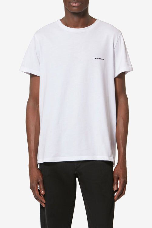 Zafferh Short-Sleeve Plain-Colored Cotton T-Shirt Zafferh Short-Sleeve Plain-Colored Cotton T-Shirt