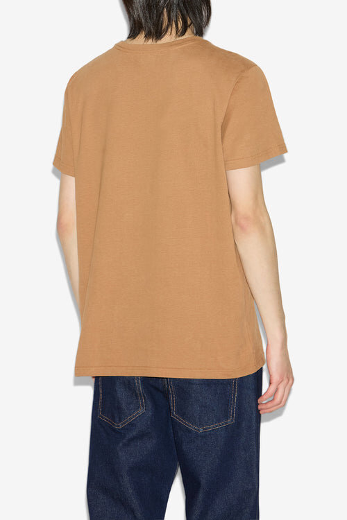 Zafferh Short-Sleeve Plain-Colored Cotton T-Shirt Zafferh Short-Sleeve Plain-Colored Cotton T-Shirt