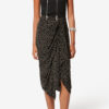 Zaine Flowing Origami Print Skirt Zaine Flowing Origami Print Skirt