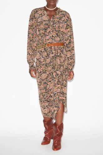 Zaine Printed Draped Skirt Zaine Printed Draped Skirt