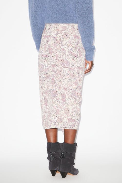 Zaine Printed Draped Skirt Zaine Printed Draped Skirt