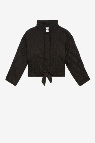 Zakiane Quilted Satin Jacket Zakiane Quilted Satin Jacket