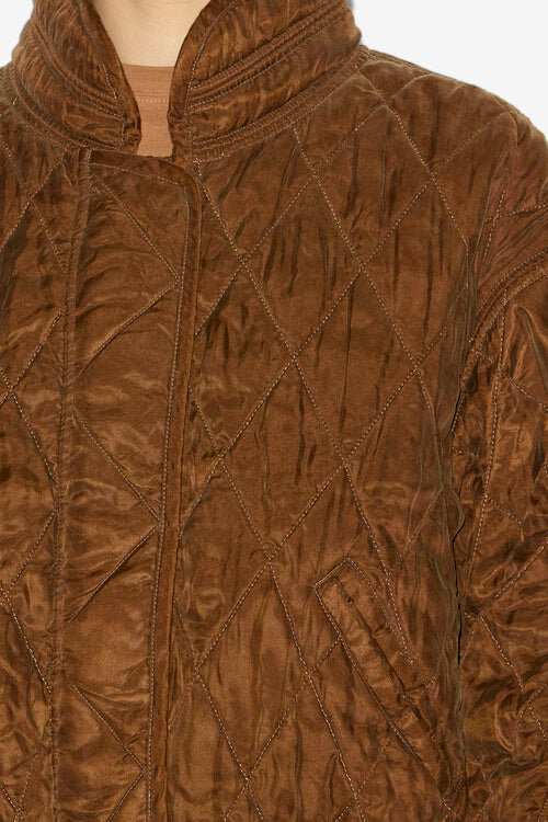 Zakiane Quilted Satin Jacket Zakiane Quilted Satin Jacket
