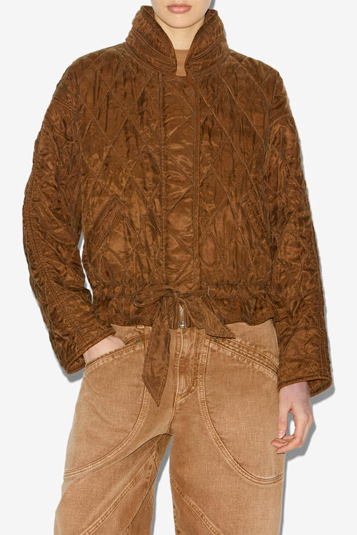 Zakiane Quilted Satin Jacket Zakiane Quilted Satin Jacket