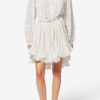 Zame Short Cotton and Silk Floral Dress Zame Short Cotton and Silk Floral Dress