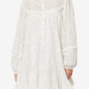Zame Short Cotton and Silk Floral Dress Zame Short Cotton and Silk Floral Dress