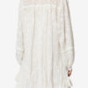 Zame Short Cotton and Silk Floral Dress Zame Short Cotton and Silk Floral Dress