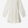 Zame Short Cotton and Silk Floral Dress Zame Short Cotton and Silk Floral Dress