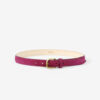 Zap Leather Buckle Belt
