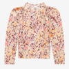 Zarga Pleated Blouse in Printed Silk Zarga Pleated Blouse in Printed Silk