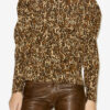 Zarga Pleated Blouse in Printed Silk Zarga Pleated Blouse in Printed Silk