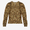 Zarga Pleated Blouse in Printed Silk Zarga Pleated Blouse in Printed Silk