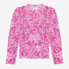 Zarga Pleated Blouse in Printed Silk Zarga Pleated Blouse in Printed Silk