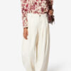 Zarga Short Printed Stretch Silk Top Zarga Short Printed Stretch Silk Top