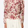 Zarga Short Printed Stretch Silk Top Zarga Short Printed Stretch Silk Top