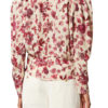 Zarga Short Printed Stretch Silk Top Zarga Short Printed Stretch Silk Top