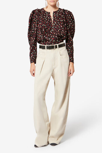 Zarga Silk Polka Dot Print Top Zarga Silk Polka Dot Print Top