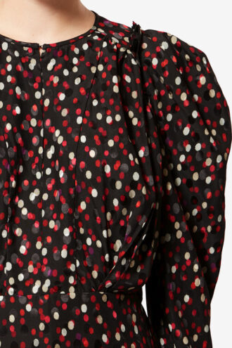 Zarga Silk Polka Dot Print Top Zarga Silk Polka Dot Print Top